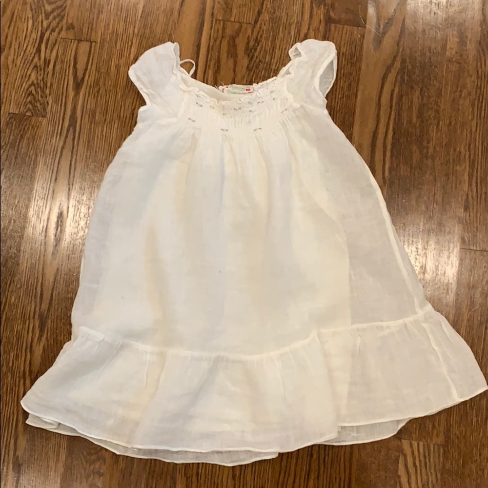 Bonpoint Linen & Silk Dress GUC